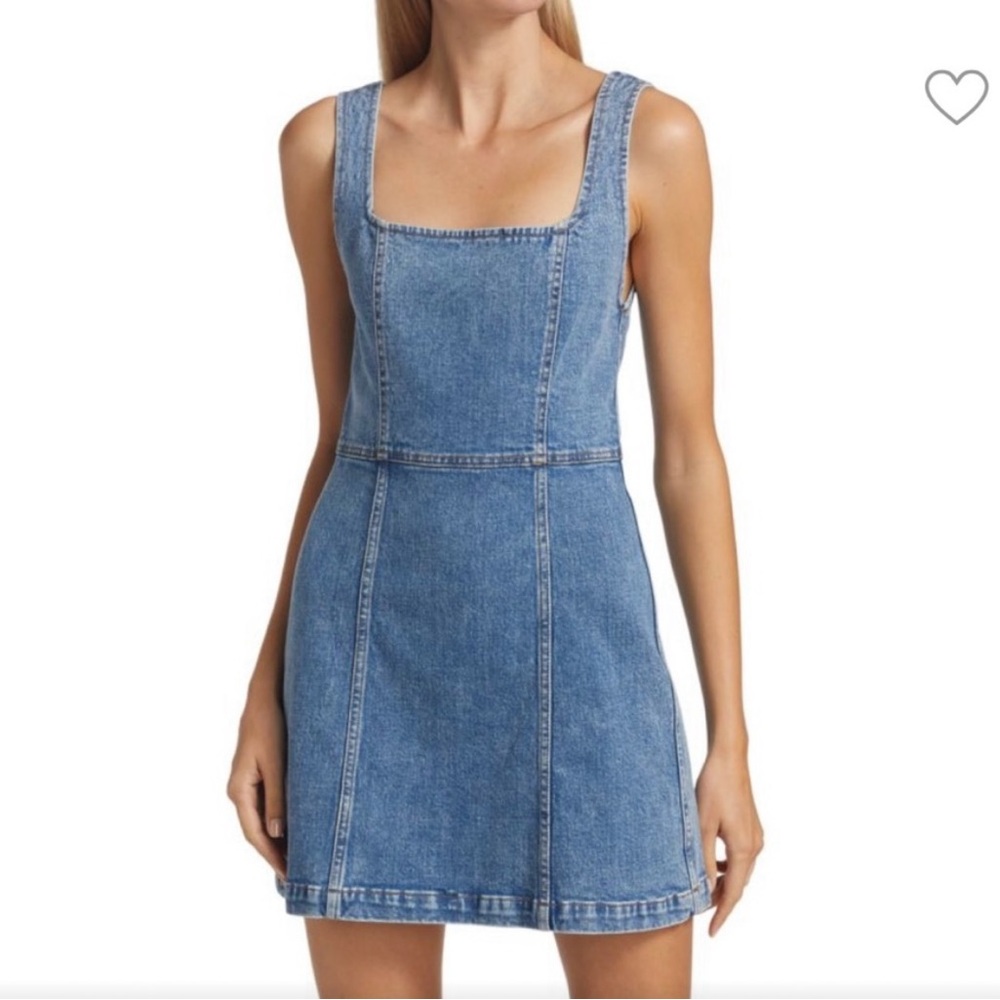 NWT Alice and Olivia Denim Ramsey Dress